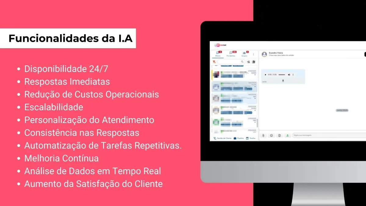 Funcionalidades do agente de I.A da rmchat, plataforma de atendimento (2)