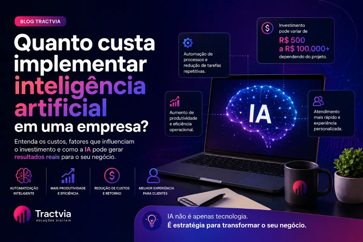 Quanto custa implementar inteligência artificial em uma empresa em 2026?